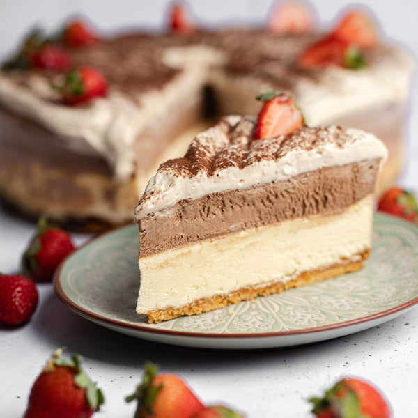 CHEESECAKE DE TIRAMISÚ KETO