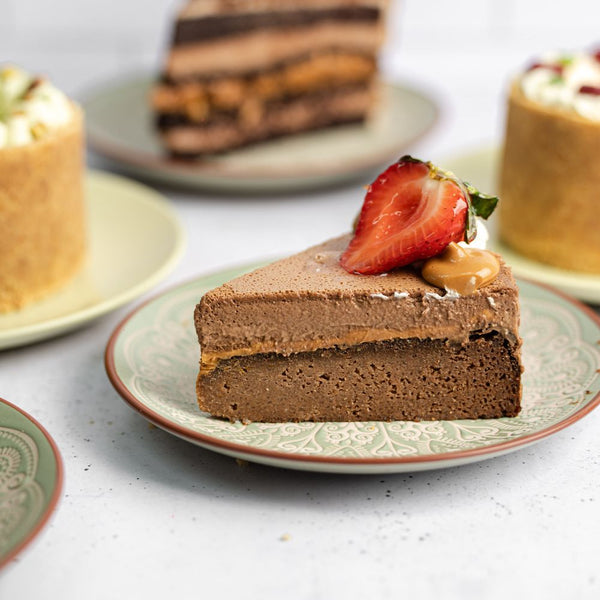 CHEESECAKE MOUSSE DE CHOCOLATE KETO