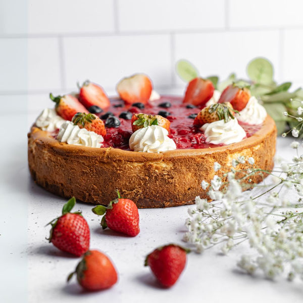 CHEESECAKE NY FRUTOS ROJOS KETO